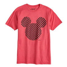 Load image into Gallery viewer, Men&#39;s Disney Mickey Mouse Checkered Head Tee